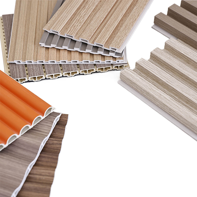 Groove WPC/PVC Grating Wall Panel for Engineering Building Interior Design Decoration - Grating Wall Panel and PVC Wall Panel