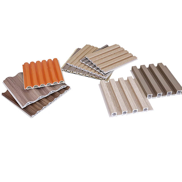 Groove WPC/PVC Grating Wall Panel for Engineering Building Interior Design Decoration - Grating Wall Panel and PVC Wall Panel