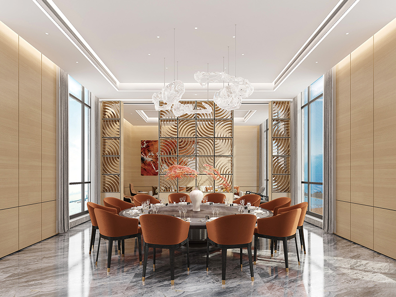 Hotel banquet dining wall panels